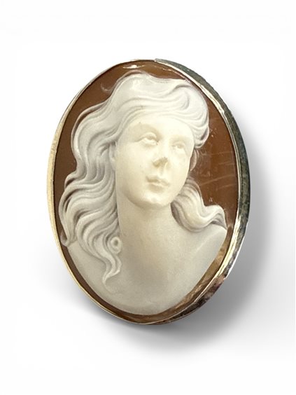 Broche Mandile 1922 Femme Cammei antichi in Argent Conchiglia 2MSPCM8 - 2MSPCM8